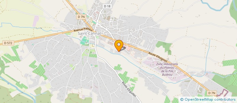 localisation de l'entreprise MONSIEUR ALAIN TIVERON  SAINT-CANNAT