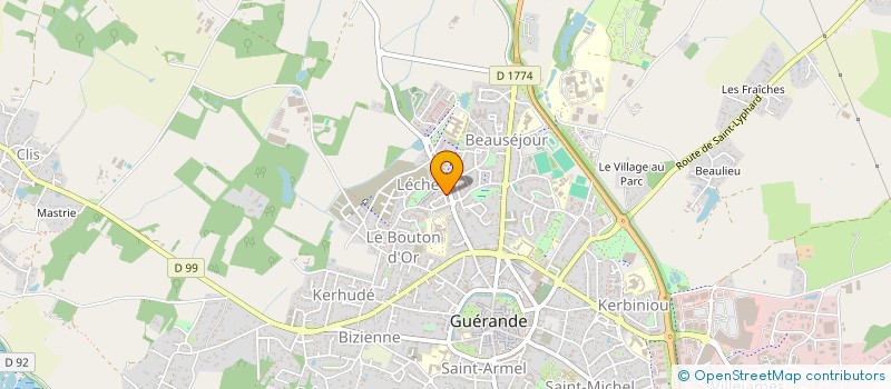 localisation de l'entreprise MONSIEUR ALAIN TIXIER à GUERANDE