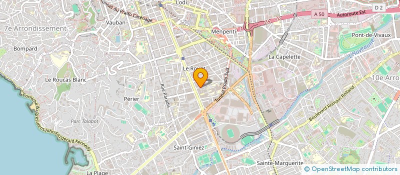 localisation de l'entreprise MONSIEUR ALAIN TOMA  MARSEILLE