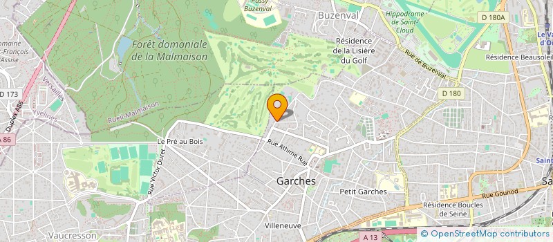 localisation de l'entreprise MONSIEUR ALAIN TORCHEUX à GARCHES