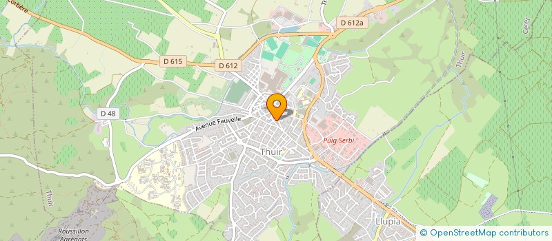 localisation de l'entreprise MONSIEUR ALAIN TORREILLES  THUIR