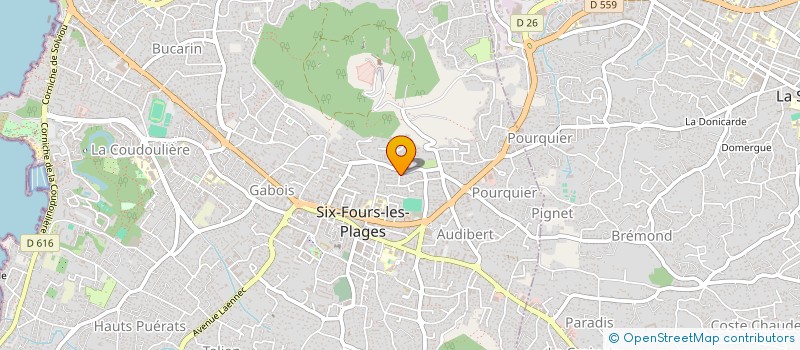 localisation de l'entreprise MONSIEUR ALAIN TORTOSA à SIX-FOURS-LES-PLAGES