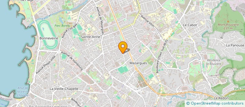localisation de l'entreprise MONSIEUR ALAIN TOUCHARD à MARSEILLE
