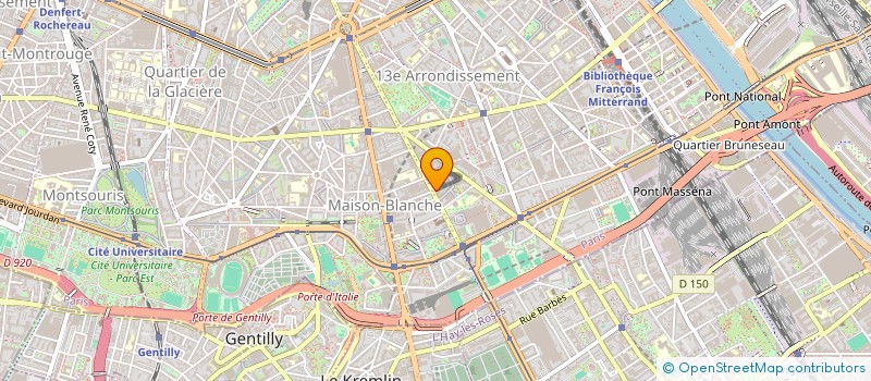 localisation de l'entreprise MONSIEUR ALAIN TOUFFAIT  PARIS