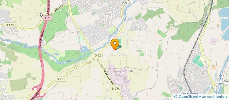 localisation de l'entreprise MONSIEUR ALAIN TOURNADRE  ORCET