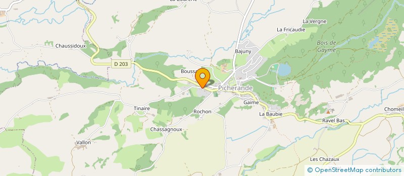 localisation de l'entreprise MONSIEUR ALAIN TOURNADRE  PICHERANDE