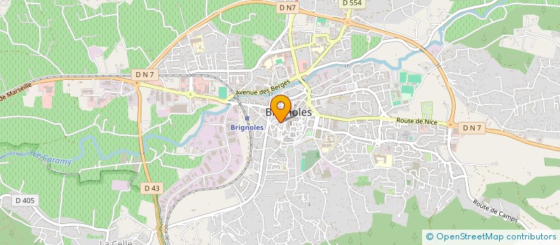localisation de l'entreprise MONSIEUR ALAIN TOURNE à BRIGNOLES