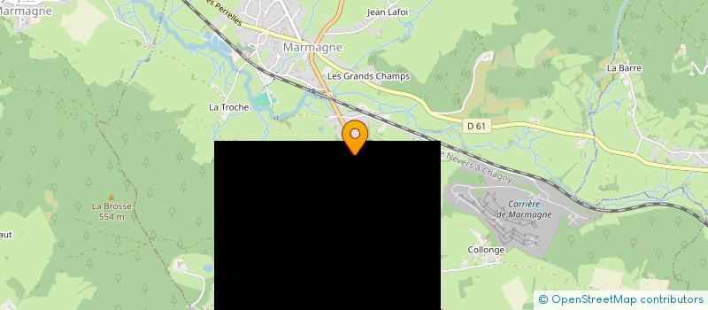 localisation de l'entreprise MONSIEUR ALAIN TOURNEAU  ST SYMPHORIEN DE MARMAGNE