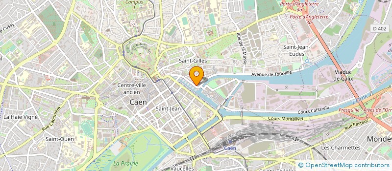 localisation de l'entreprise MONSIEUR ALAIN TOURRET à CAEN