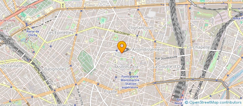 localisation de l'entreprise MONSIEUR ALAIN TOUZINAUD  PARIS