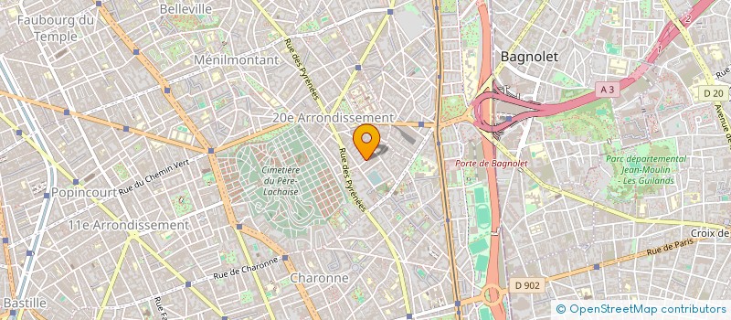 localisation de l'entreprise MONSIEUR ALAIN TRAMARD  PARIS