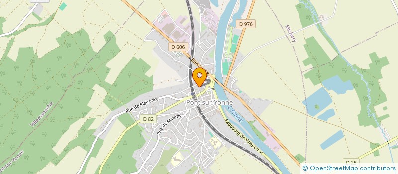 localisation de l'entreprise MONSIEUR ALAIN TRAMOY  PONT-SUR-YONNE