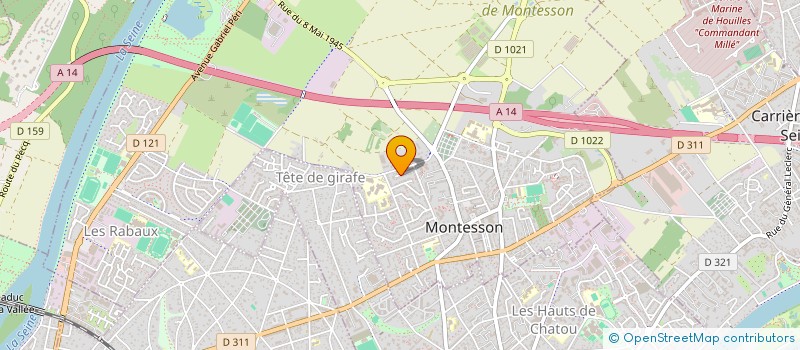 localisation de l'entreprise MONSIEUR ALAIN TRAN  MONTESSON