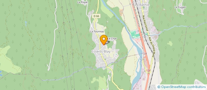 localisation de l'entreprise MONSIEUR ALAIN TRAVERSIER  ESSERTS BLAY