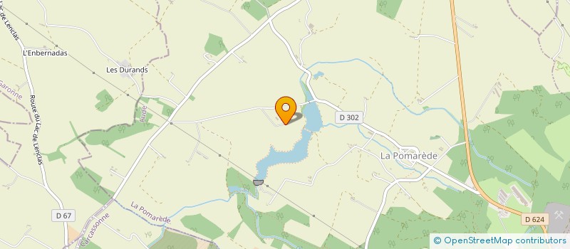 localisation de l'entreprise MONSIEUR ALAIN TREILLOU  LA POMAREDE