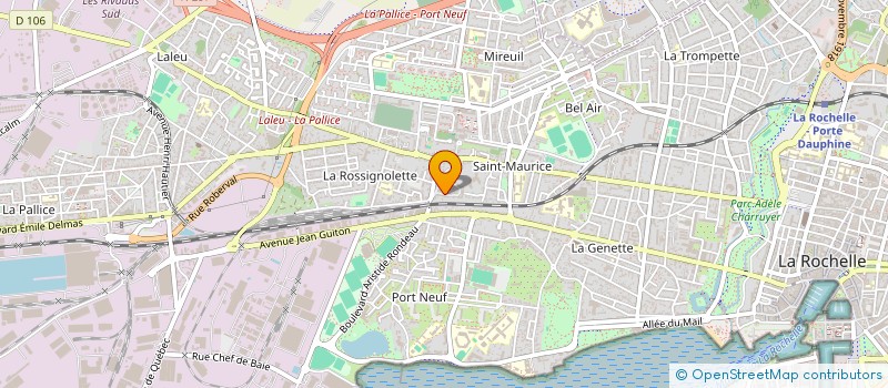 localisation de l'entreprise MONSIEUR ALAIN TREJAUT  LA ROCHELLE