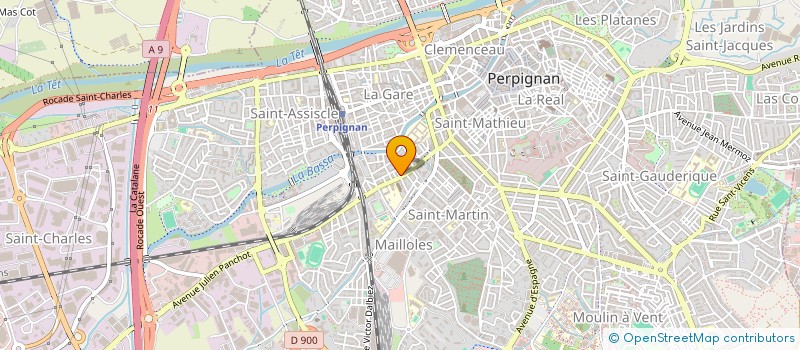 localisation de l'entreprise MONSIEUR ALAIN TRIVIDIC  PERPIGNAN