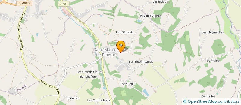 localisation de l'entreprise MONSIEUR ALAIN TROCELLIER à SAINT-MARTIN-DE-RIBERAC