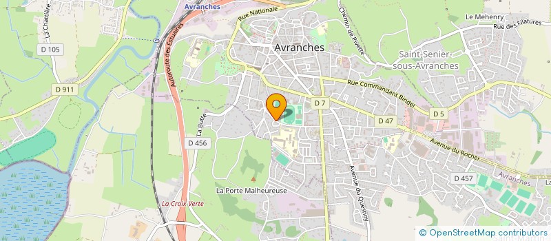 localisation de l'entreprise MONSIEUR ALAIN TROCHON à AVRANCHES
