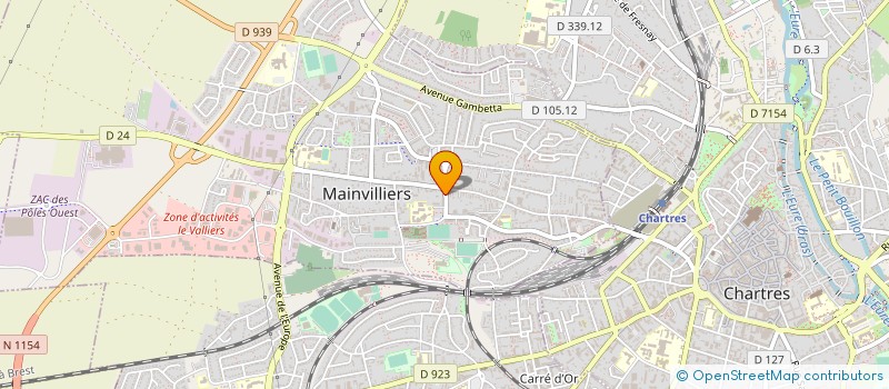 localisation de l'entreprise MONSIEUR ALAIN TROTTE à MAINVILLIERS