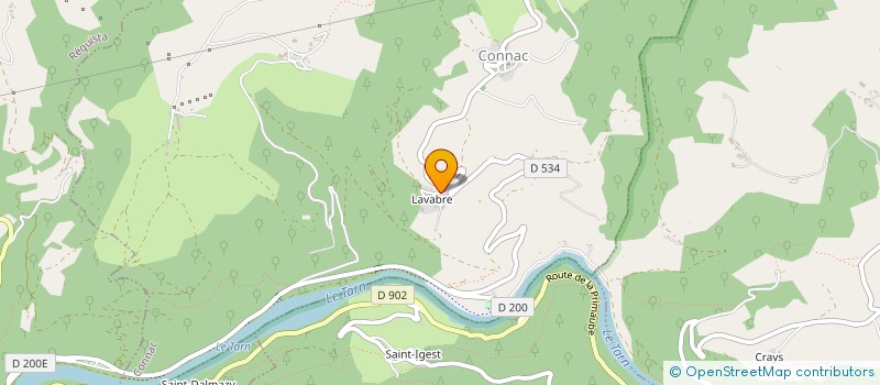 localisation de l'entreprise MONSIEUR ALAIN TROUCHE  DURENQUE