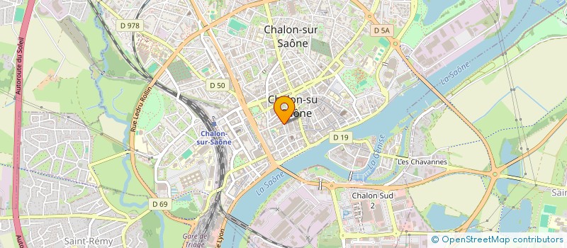 localisation de l'entreprise MONSIEUR ALAIN TROUILLET  CHALON-SUR-SAONE