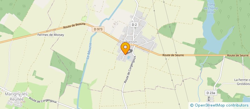 localisation de l'entreprise MONSIEUR ALAIN TROUSSARD  CORBERON