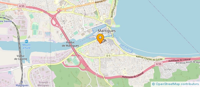 localisation de l'entreprise MONSIEUR ALAIN TUDELA  MARTIGUES