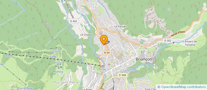 localisation de l'entreprise MONSIEUR ALAIN UNTERNAHRER à BRIANCON