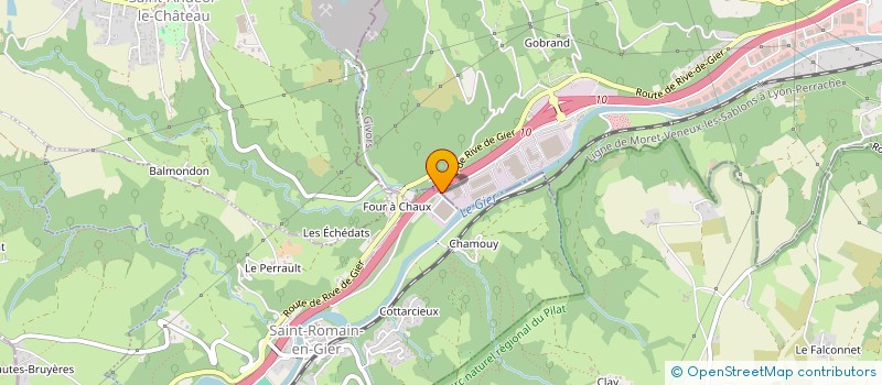 localisation de l'entreprise MONSIEUR ALAIN USSEGLIO  GIVORS