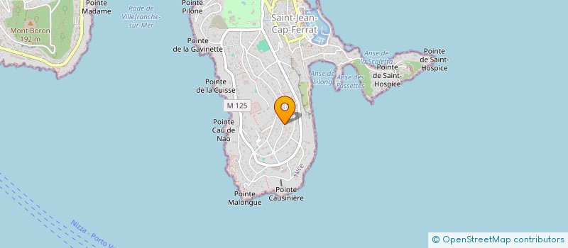 localisation de l'entreprise MONSIEUR ALAIN VAGNETTI à SAINT-JEAN-CAP-FERRAT