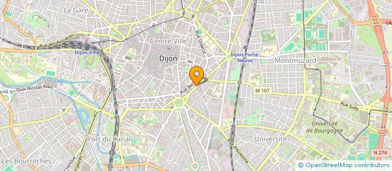 localisation de l'entreprise MONSIEUR ALAIN VAGNEZ à DIJON