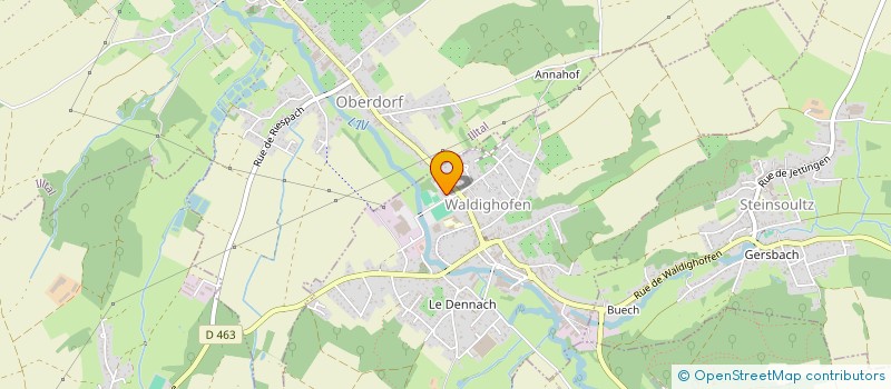 localisation de l'entreprise MONSIEUR ALAIN VALENDOFF  WALDIGHOFEN