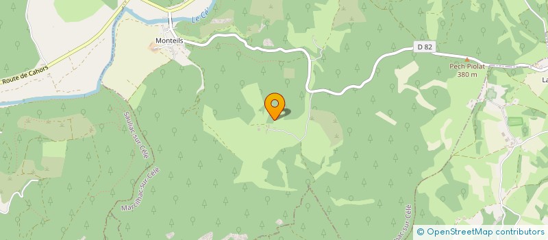 localisation de l'entreprise MONSIEUR ALAIN VALERY  MARCILHAC-SUR-CELE