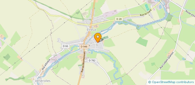 localisation de l'entreprise MONSIEUR ALAIN VALET  ETREUX