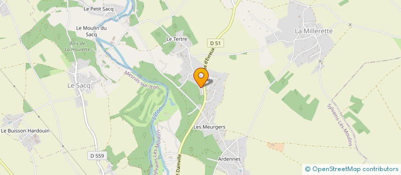 localisation de l'entreprise MONSIEUR ALAIN VALETTA  SYLVAINS-LES-MOULINS