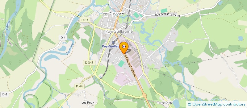 localisation de l'entreprise MONSIEUR ALAIN VALLANCHON  PUY-GUILLAUME