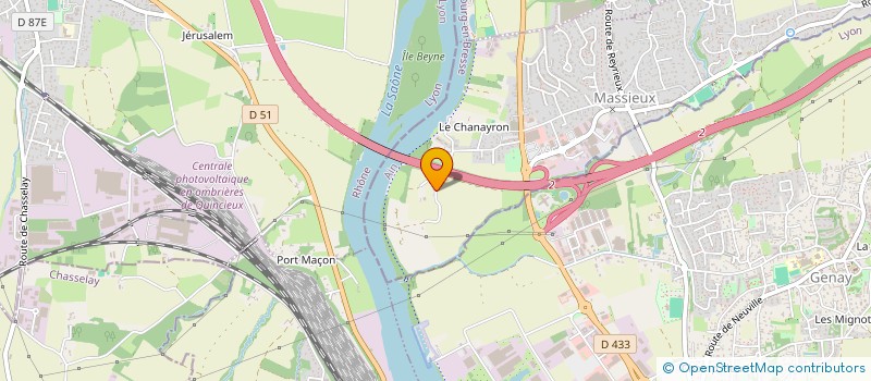 localisation de l'entreprise MONSIEUR ALAIN VALLIER  SAINT-GEORGES-SUR-RENON