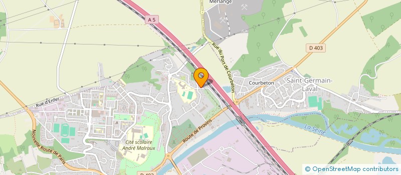 localisation de l'entreprise MONSIEUR ALAIN VALORIS  MONTEREAU-FAULT-YONNE