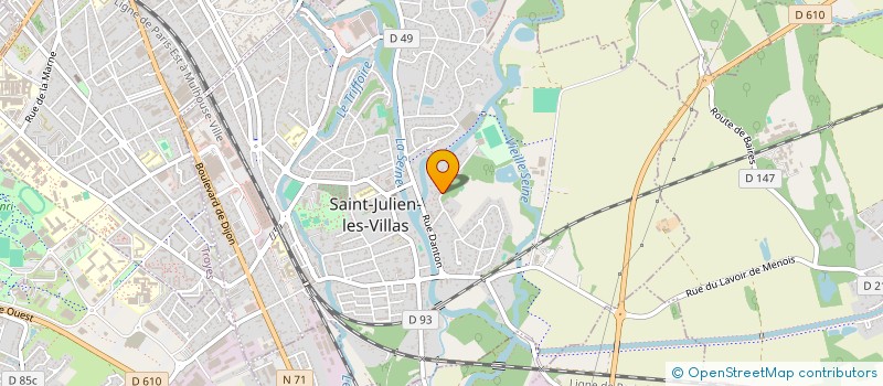 localisation de l'entreprise MONSIEUR ALAIN VAN DE WALLE à SAINT JULIEN LES VILLAS