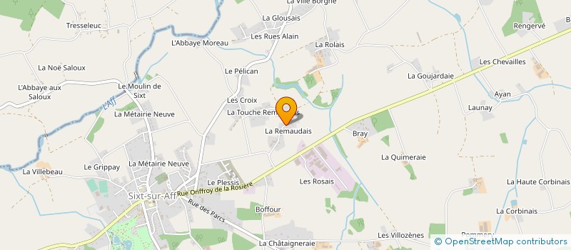 localisation de l'entreprise MONSIEUR ALAIN VAN DER KUYL  SIXT-SUR-AFF