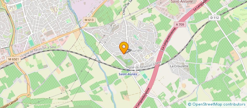 localisation de l'entreprise MONSIEUR ALAIN VAN-HYFTE à SAINT-AUNES