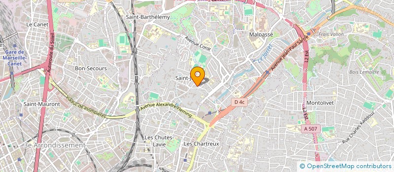 localisation de l'entreprise MONSIEUR ALAIN VANBIERVLIET à MARSEILLE