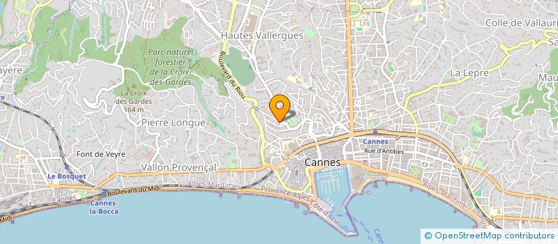 localisation de l'entreprise MONSIEUR ALAIN VANDENPLAS à CANNES