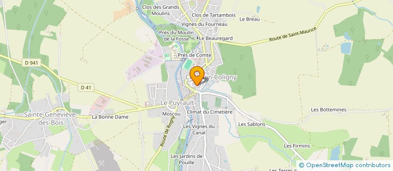 localisation de l'entreprise MONSIEUR ALAIN VANDERDONTH à CHATILLON-COLIGNY
