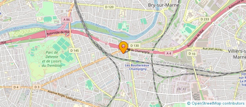 localisation de l'entreprise MONSIEUR ALAIN VANEYCKEN à CHAMPIGNY SUR MARNE