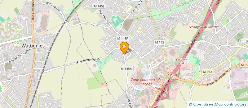 localisation de l'entreprise MONSIEUR ALAIN VANSCHELLE à FACHES-THUMESNIL