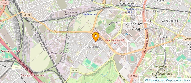 localisation de l'entreprise MONSIEUR ALAIN VANTOM à LILLE