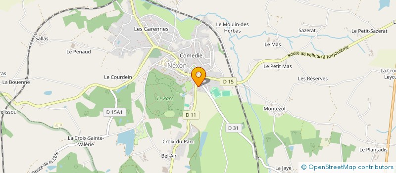 localisation de l'entreprise MONSIEUR ALAIN VARAILHON à NEXON