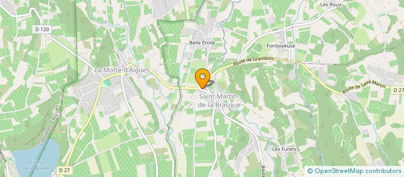 localisation de l'entreprise MONSIEUR ALAIN VARAIRE  SAINT-MARTIN-DE-LA-BRASQUE